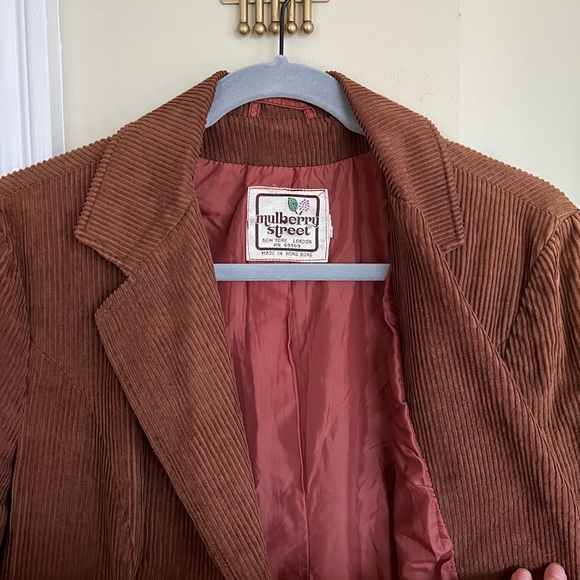 Vintage Brown Corduroy Blazer - Picture 6 of 6